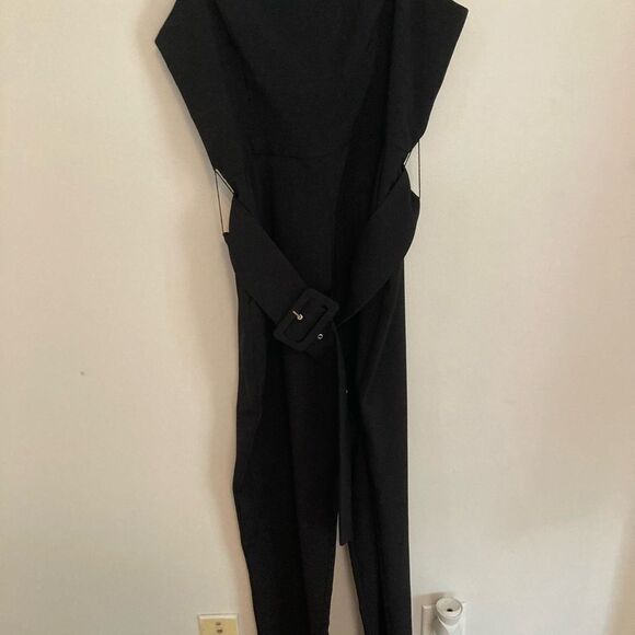 C/meo‎ collective as long as belted black jumpsuit - Picture 4 of 6